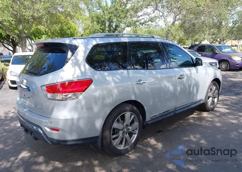 2014 Nissan Pathfinder Platinum from USA, damaged, VIN 5N1AR2MN4EC600713